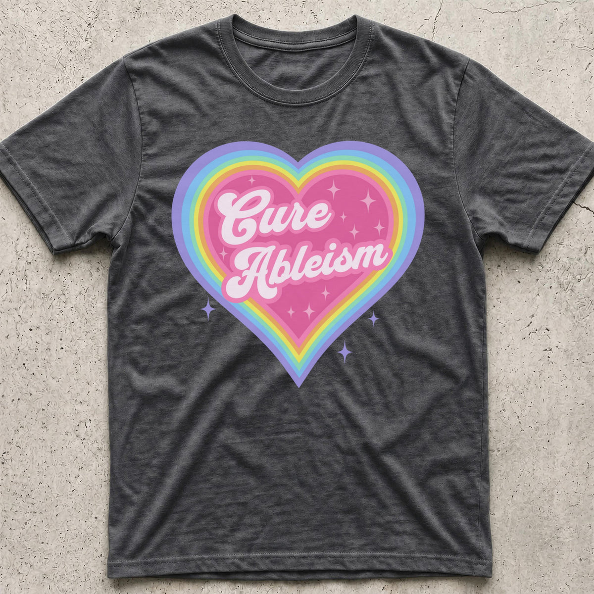 Cure Ableism Heart T-Shirt