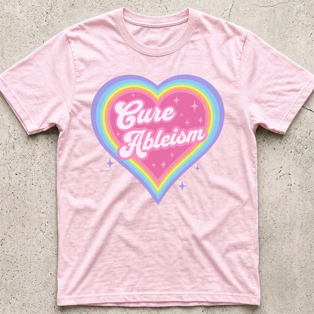 Cure Ableism Heart T-Shirt