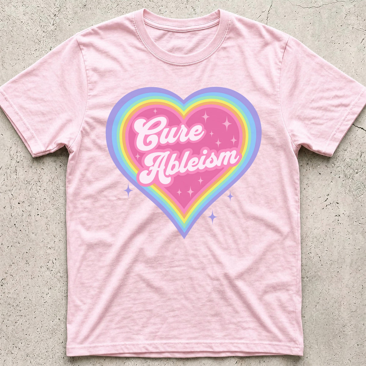 Cure Ableism Heart T-Shirt