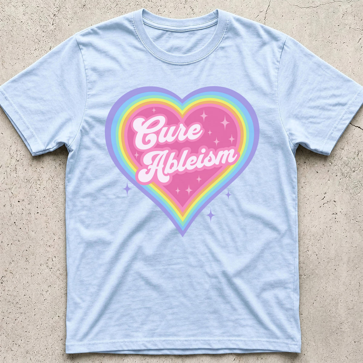 Cure Ableism Heart T-Shirt