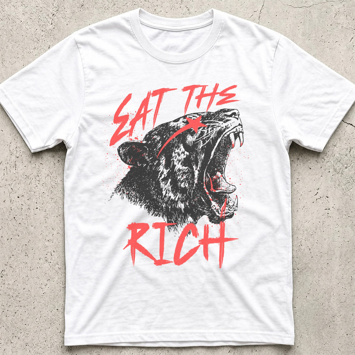 Eat the Rich Tiger T-Shirt