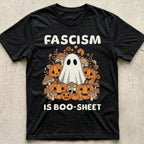 Fascism is Boo-Sheet Pumpkin T-Shirt