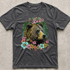 I Choose the Bear Floral T-Shirt