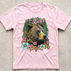 I Choose the Bear Floral T-Shirt