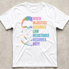 Injustice Becomes Law RBG T-Shirt