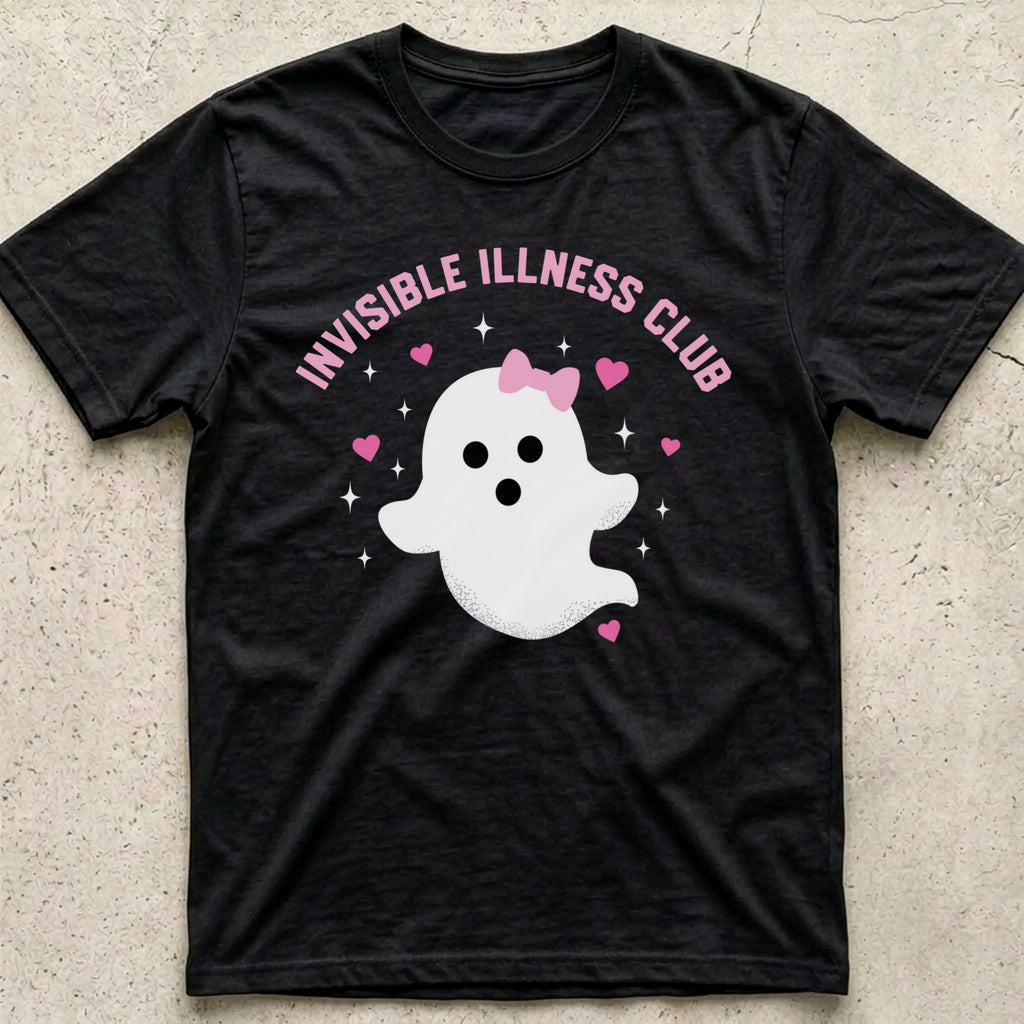 Invisible Illness Club Ghost T-Shirt