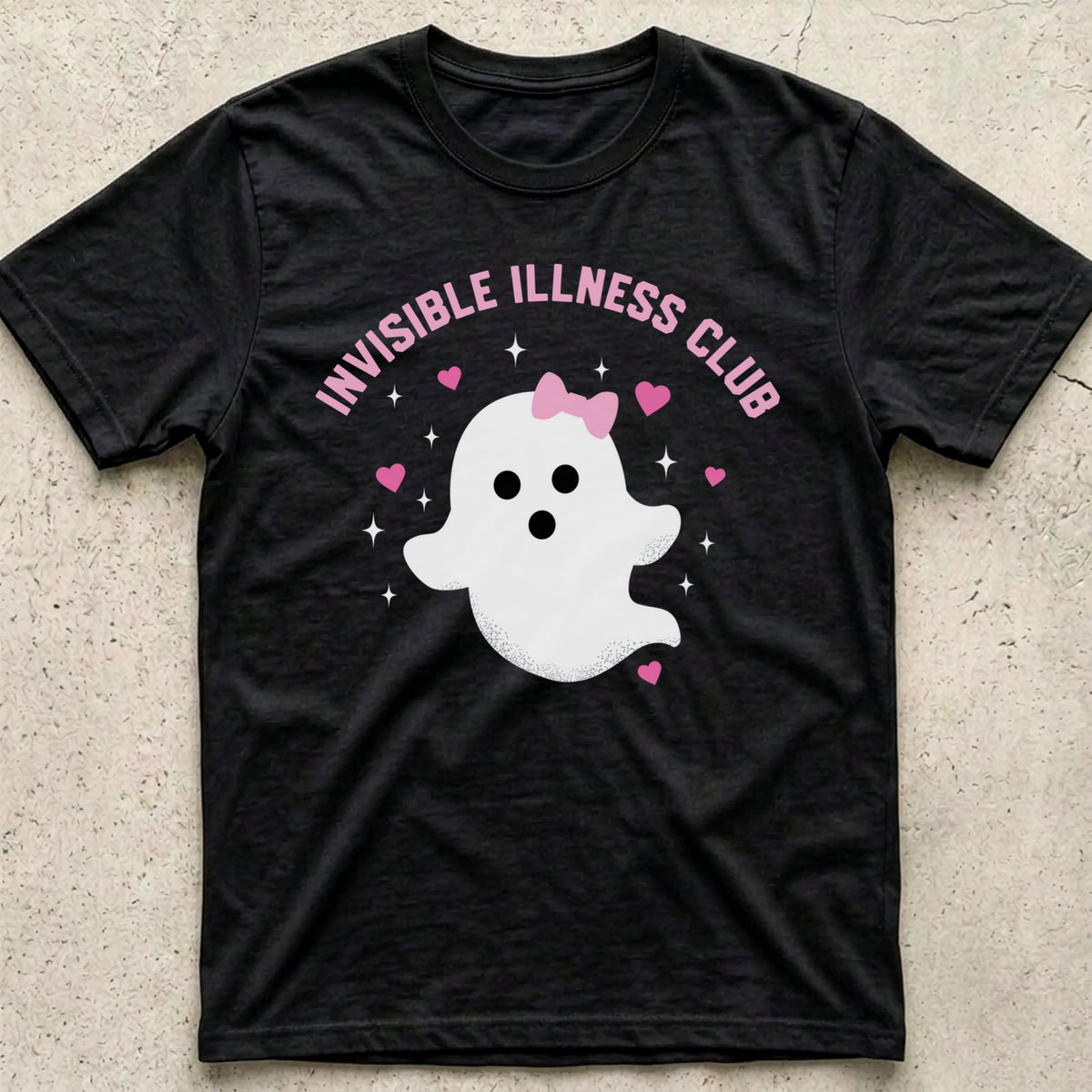 Invisible Illness Club Ghost T-Shirt