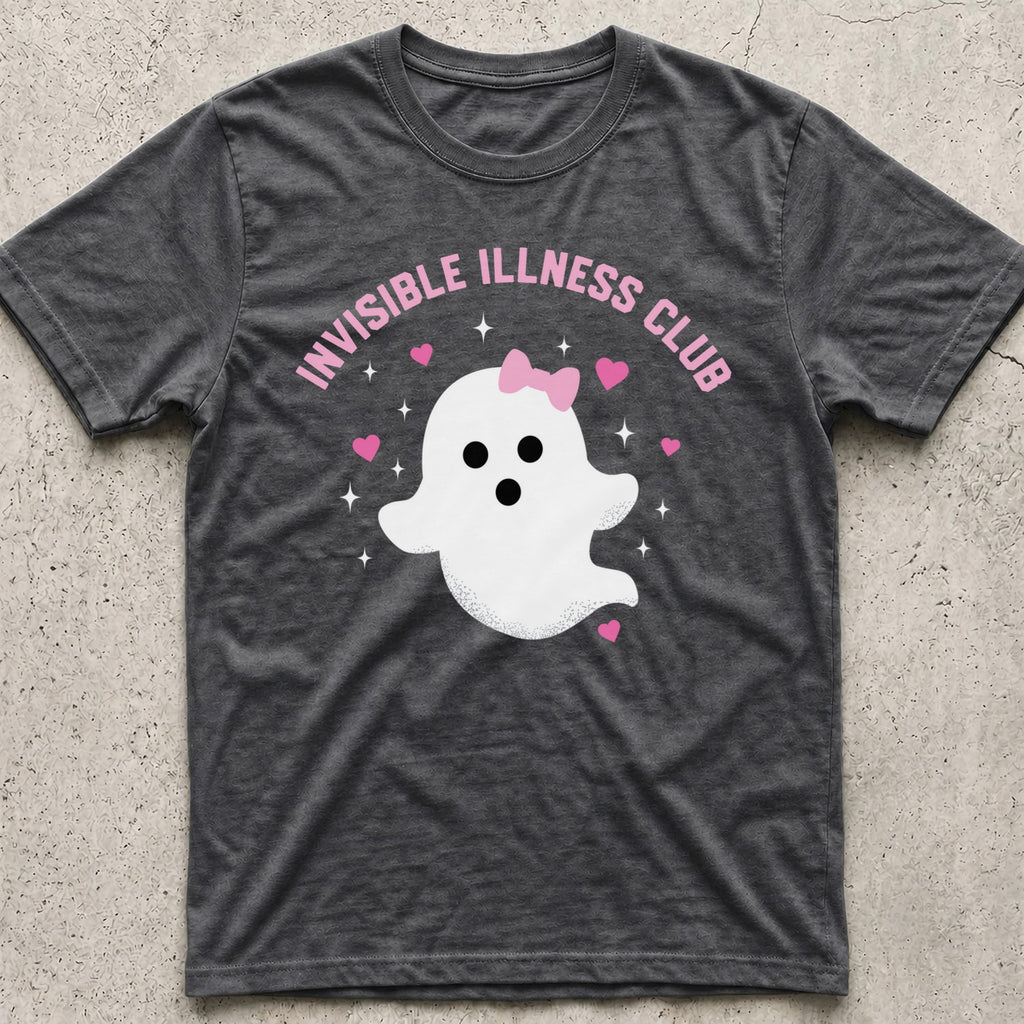 Invisible Illness Club Ghost T-Shirt