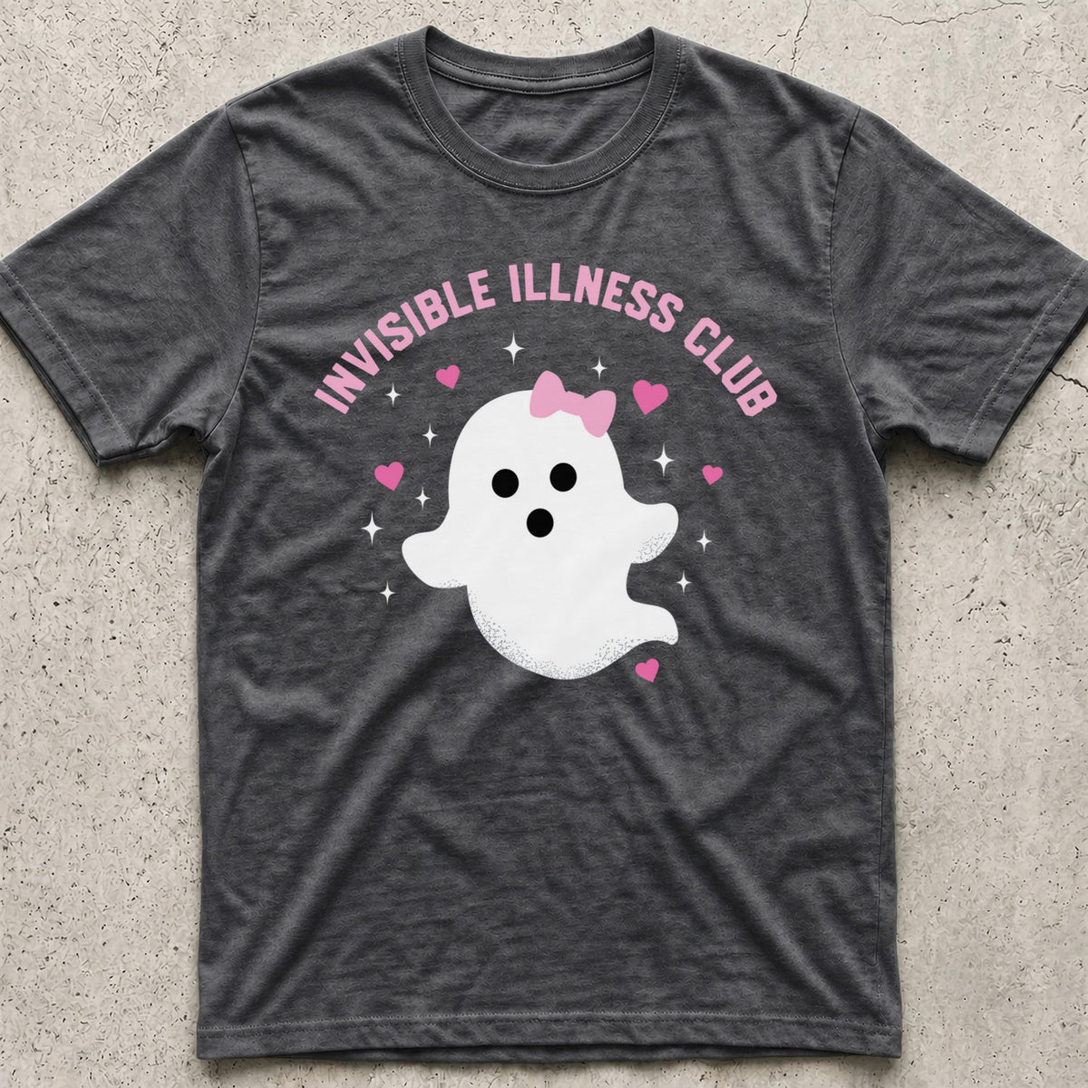Invisible Illness Club Ghost T-Shirt
