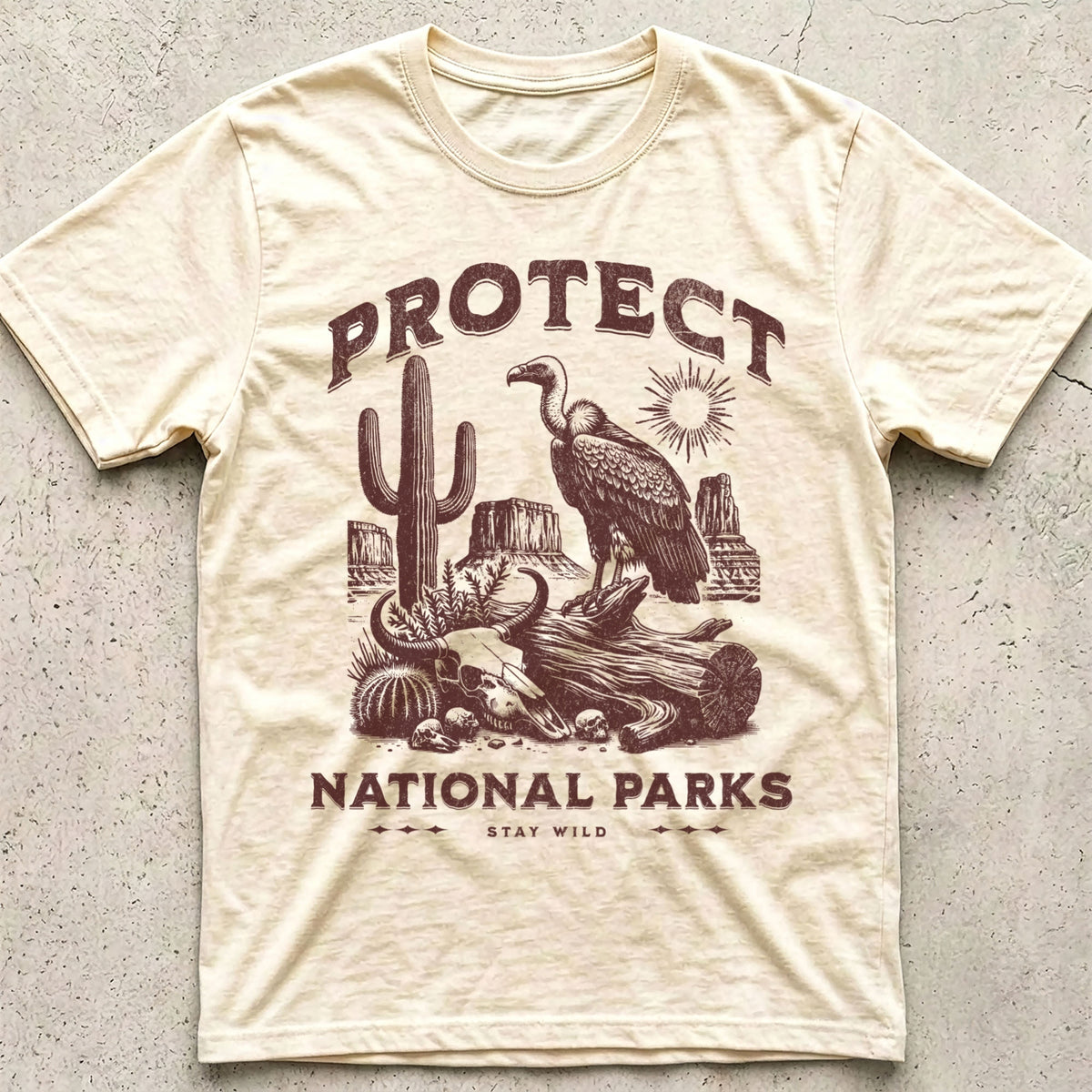 Protect National Parks Vulture T-Shirt