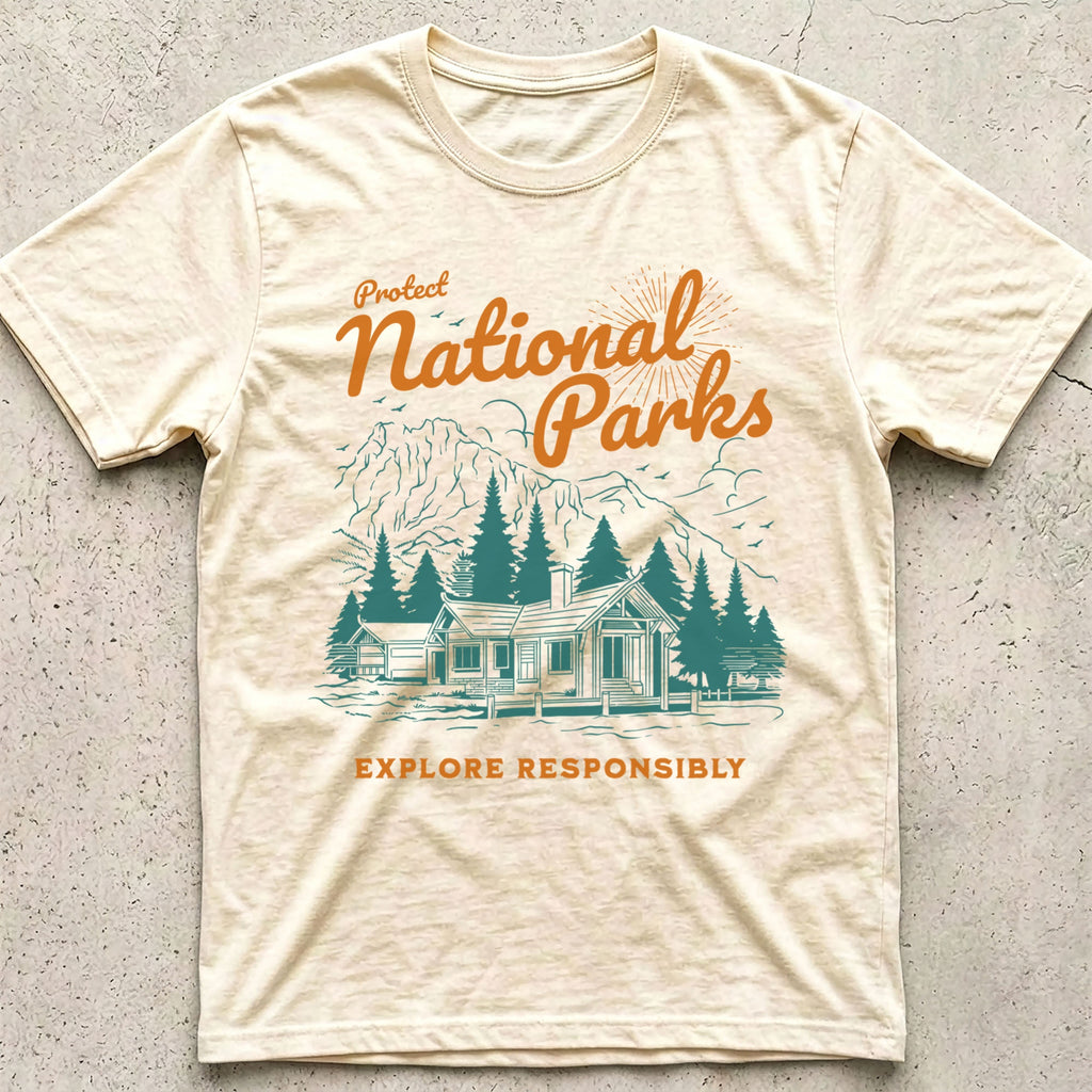 Protect National Parks Retro T-Shirt