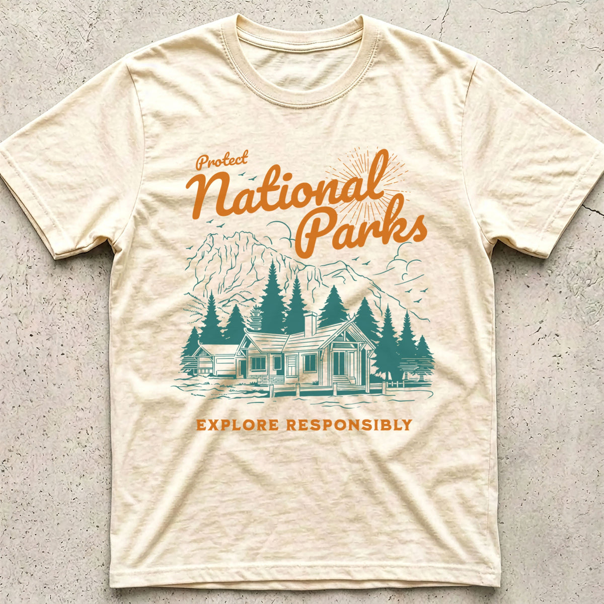 Protect National Parks Retro T-Shirt