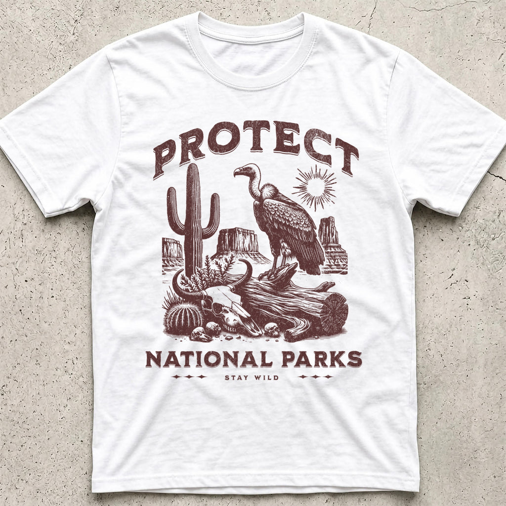 Protect National Parks Vulture T-Shirt