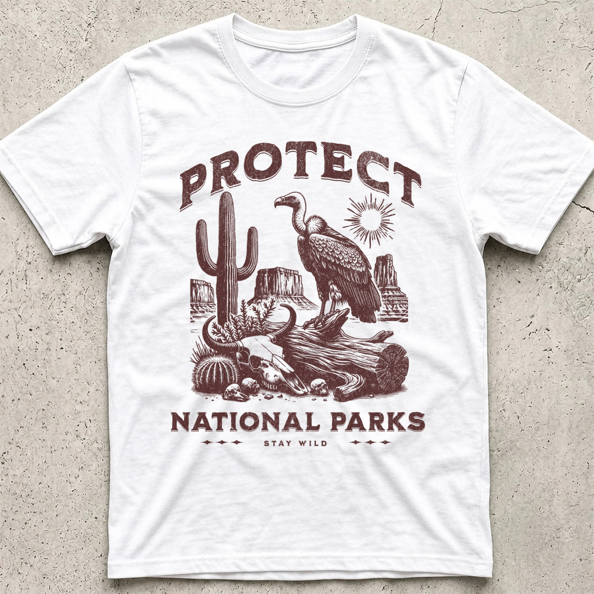 Protect National Parks Vulture T-Shirt