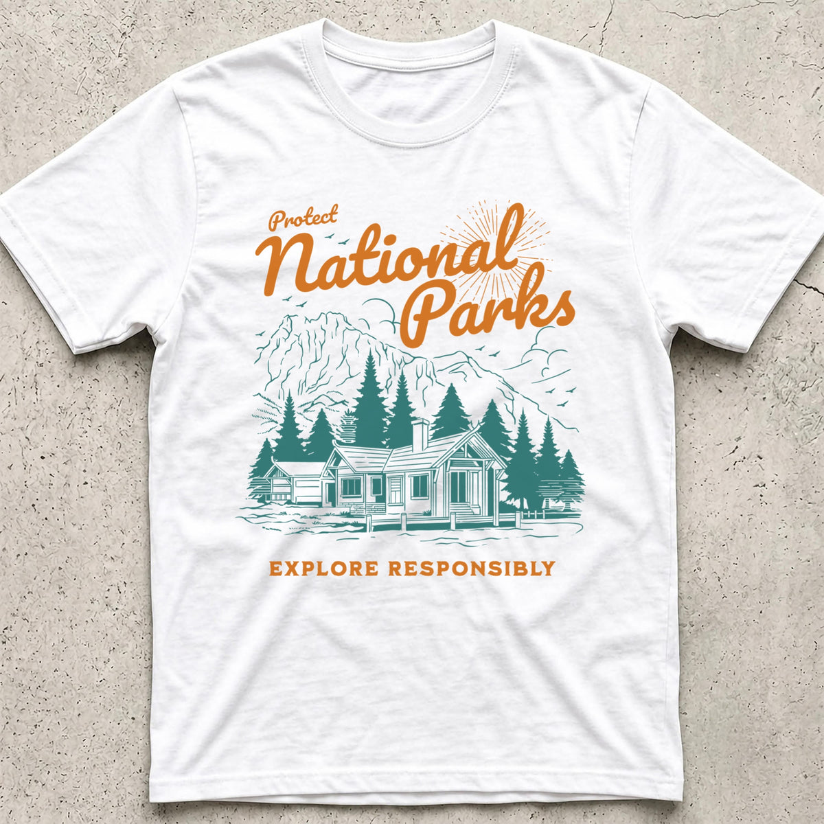 Protect National Parks Retro T-Shirt