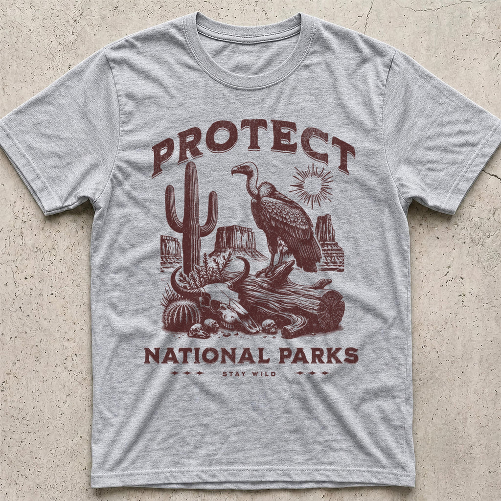 Protect National Parks Vulture T-Shirt