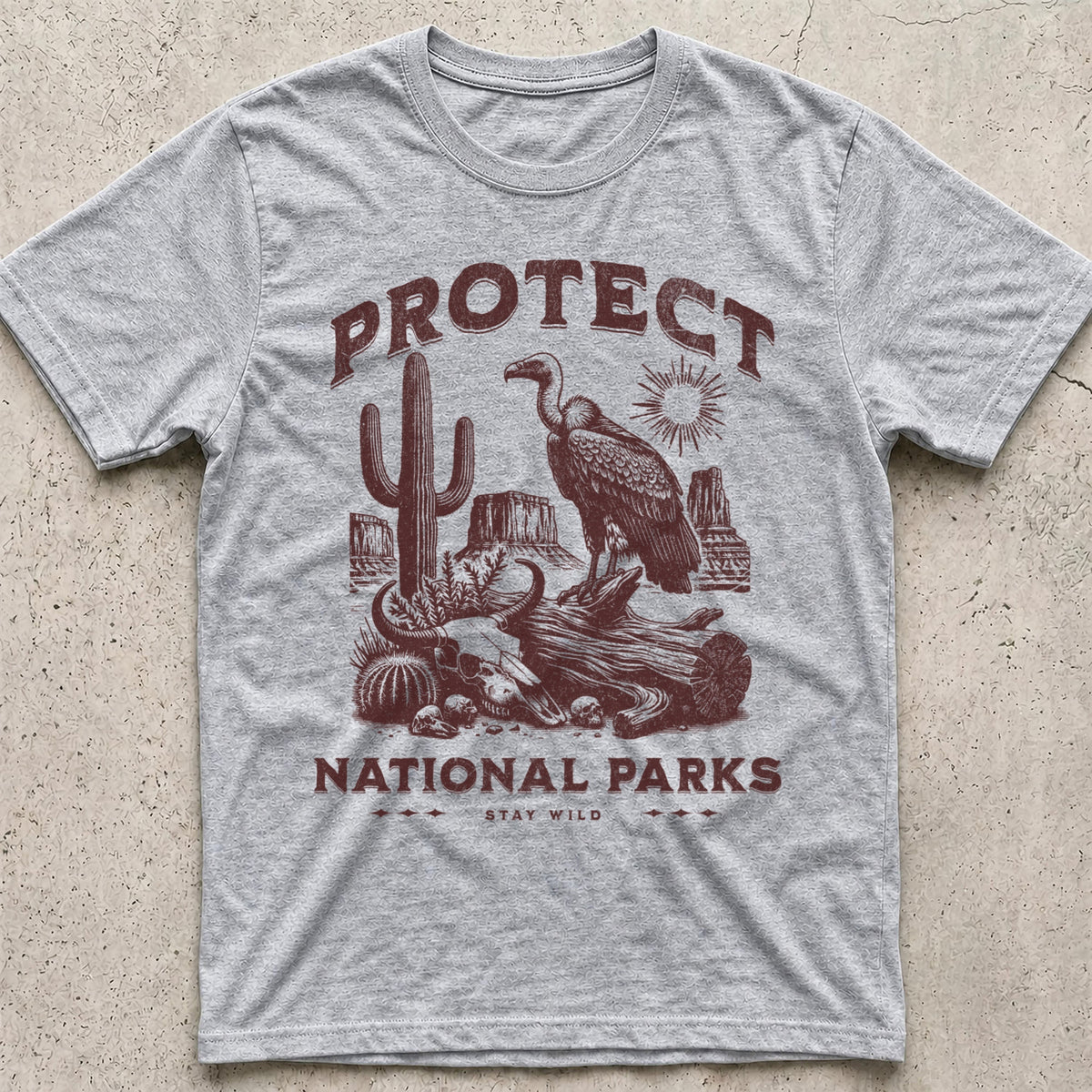 Protect National Parks Vulture T-Shirt