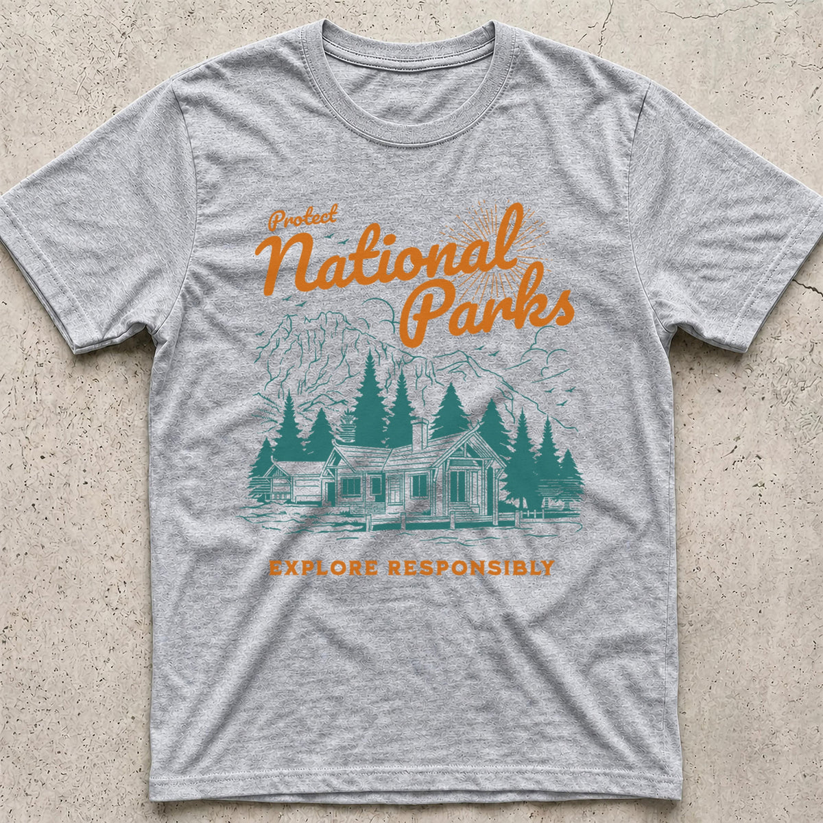 Protect National Parks Retro T-Shirt