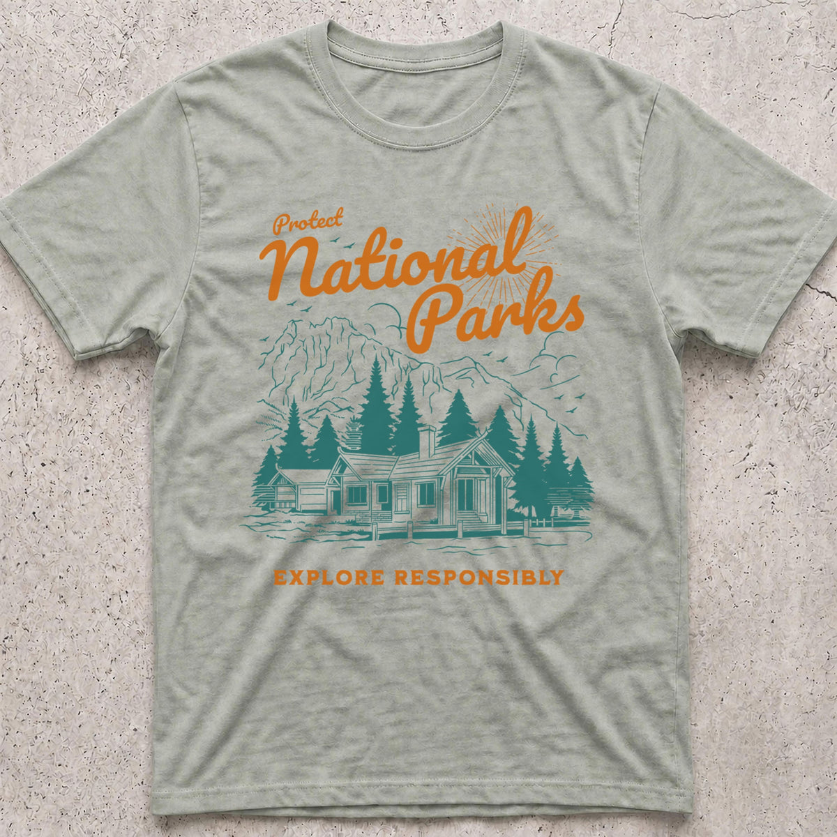 Protect National Parks Retro T-Shirt