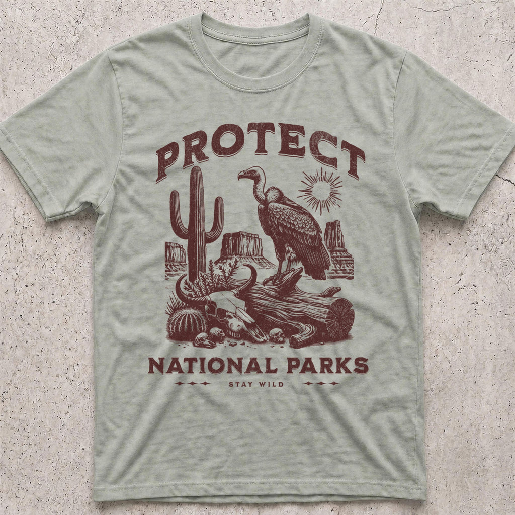 Protect National Parks Vulture T-Shirt