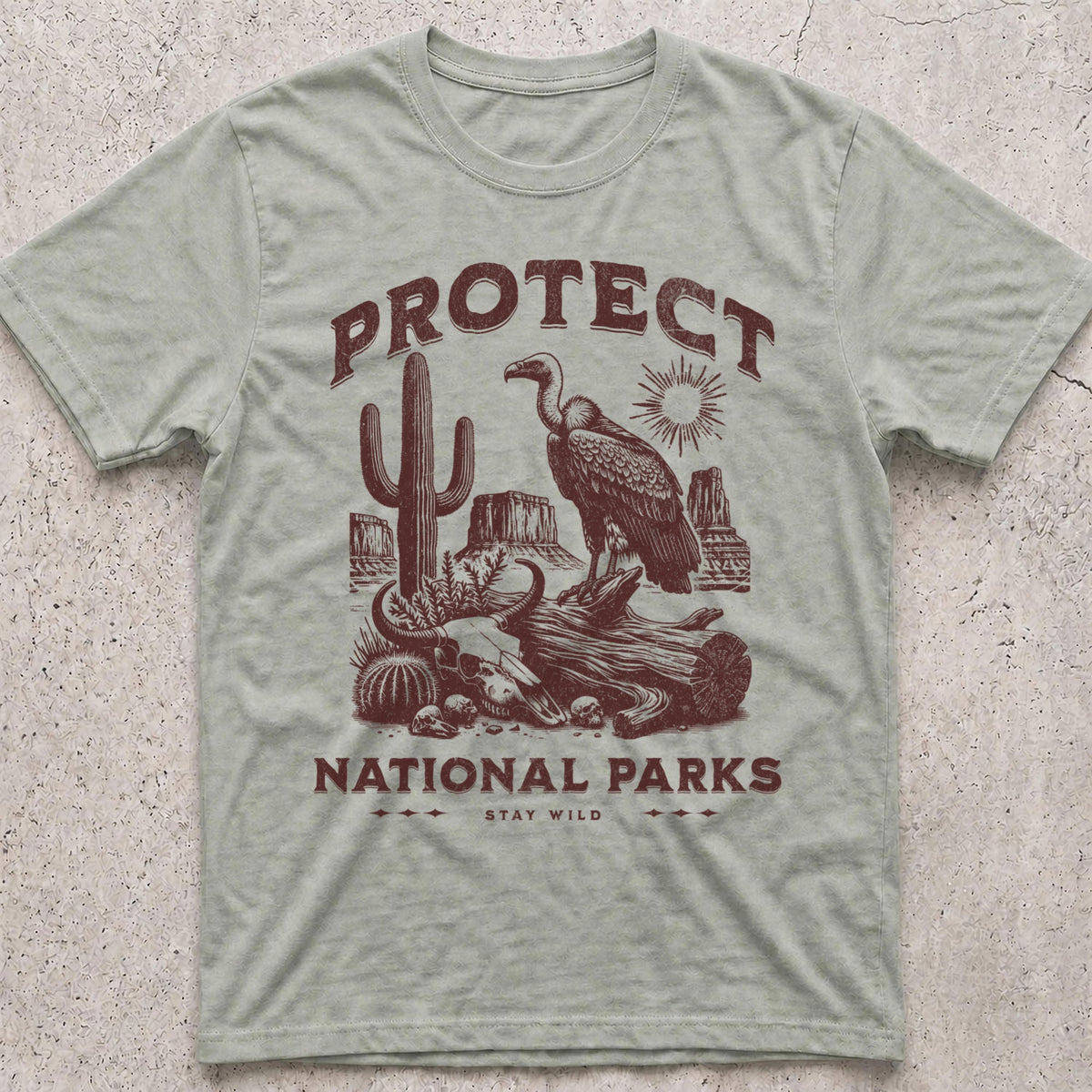 Protect National Parks Vulture T-Shirt