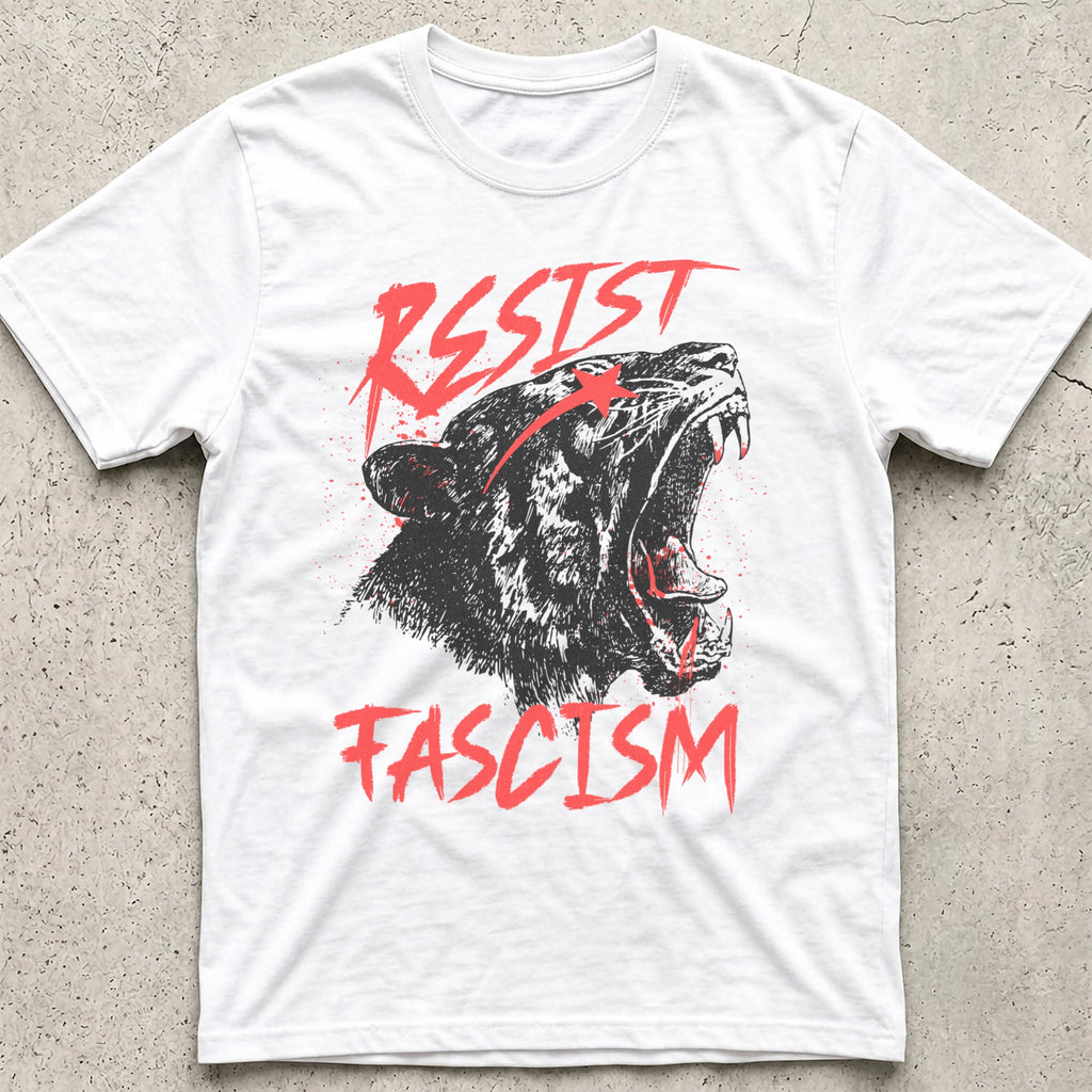 Resist Fascism Tiger T-Shirt