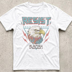 Resist Fascism Vintage Eagle T-Shirt