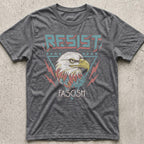 Resist Fascism Vintage Eagle T-Shirt