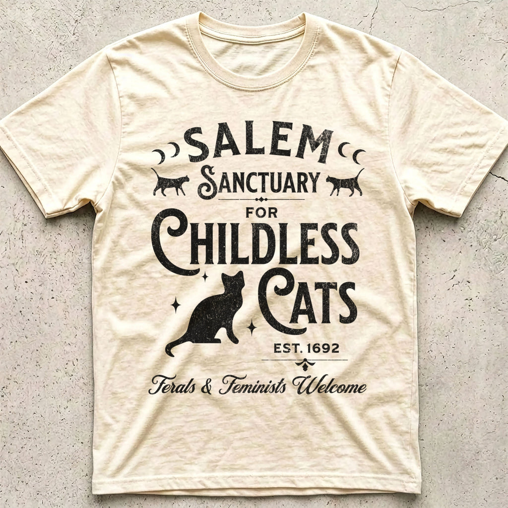 Salem Sanctuary Childless Cats T-Shirt