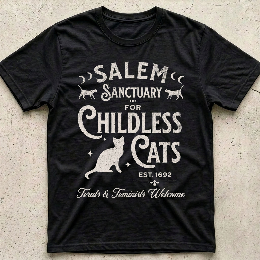 Salem Sanctuary Childless Cats T-Shirt
