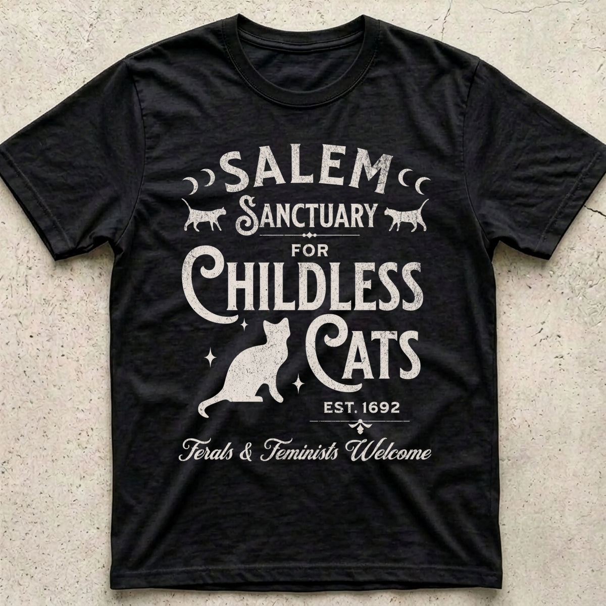 Salem Sanctuary Childless Cats T-Shirt