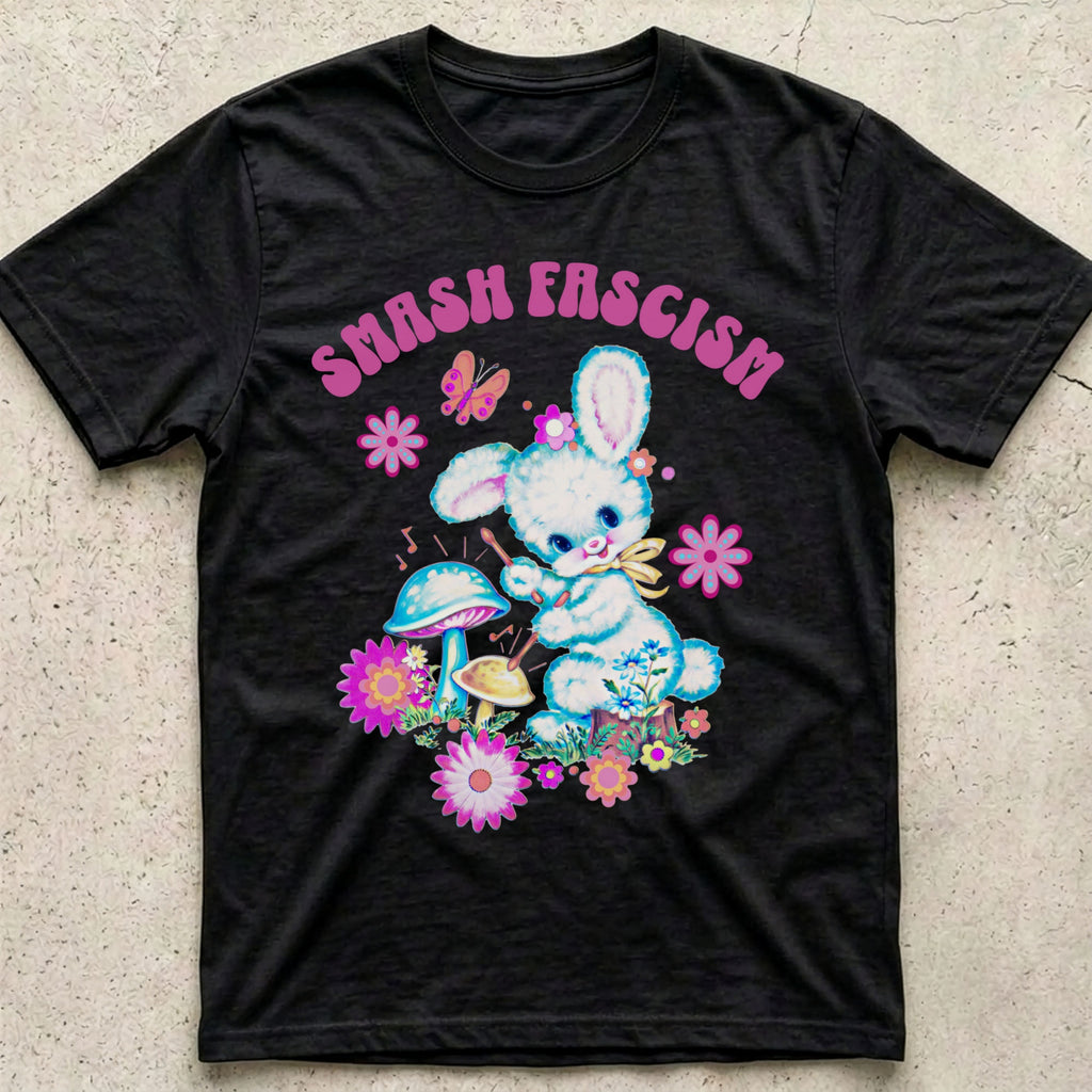 Smash Fascism Bunny T-Shirt