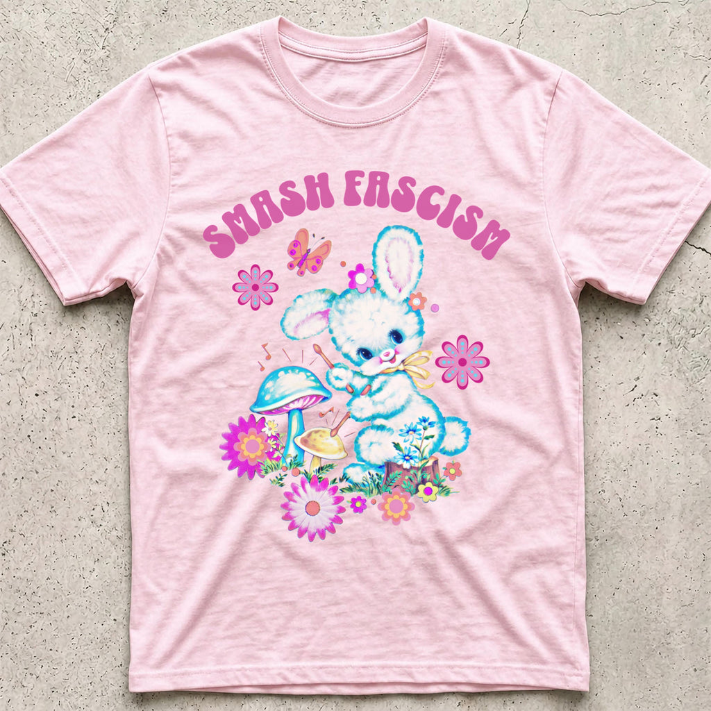 Smash Fascism Bunny T-Shirt
