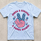 Stars Stripes Equal Rights Distress T-Shirt