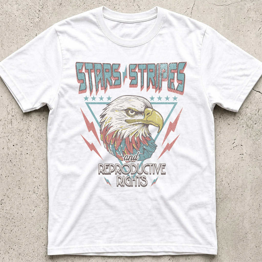 Stars Stripes Reproductive Rights Eagle T-Shirt