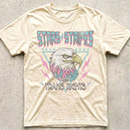 Stars Stripes Trans Rights Eagle T-Shirt