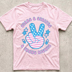 Stars Stripes Trans Rights Peace T-Shirt