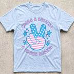 Stars Stripes Trans Rights Peace T-Shirt