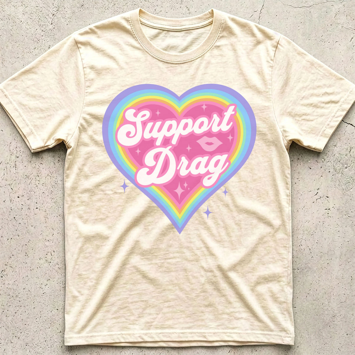 Support Drag Heart T-Shirt