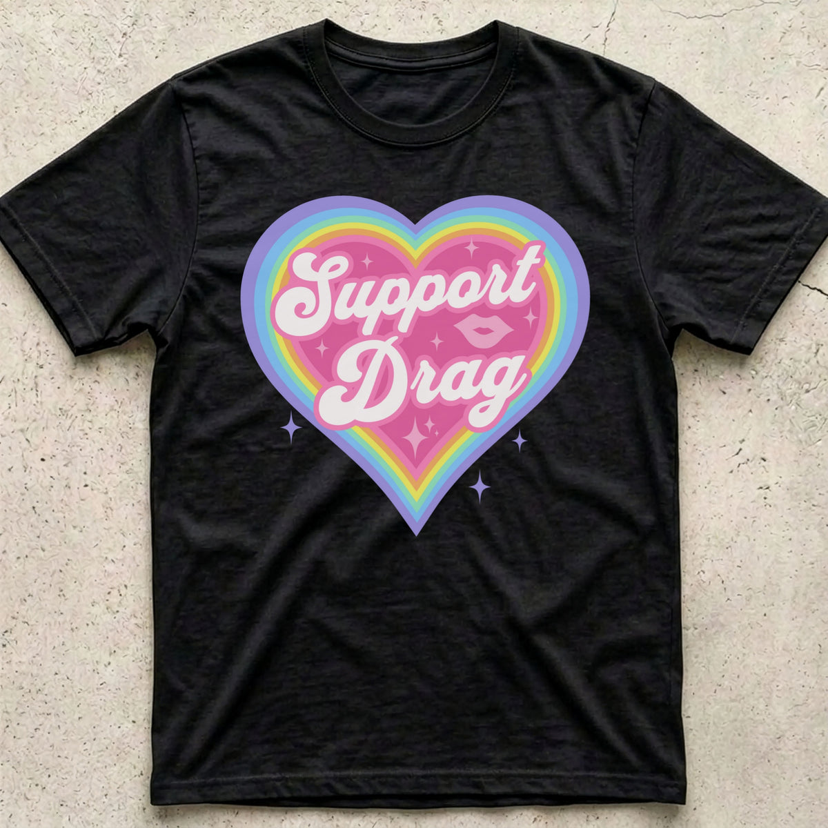 Support Drag Heart T-Shirt
