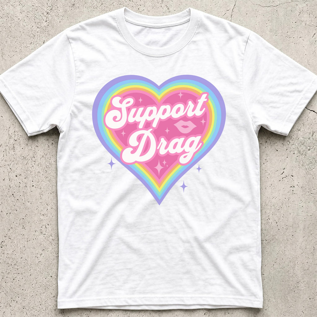 Support Drag Heart T-Shirt
