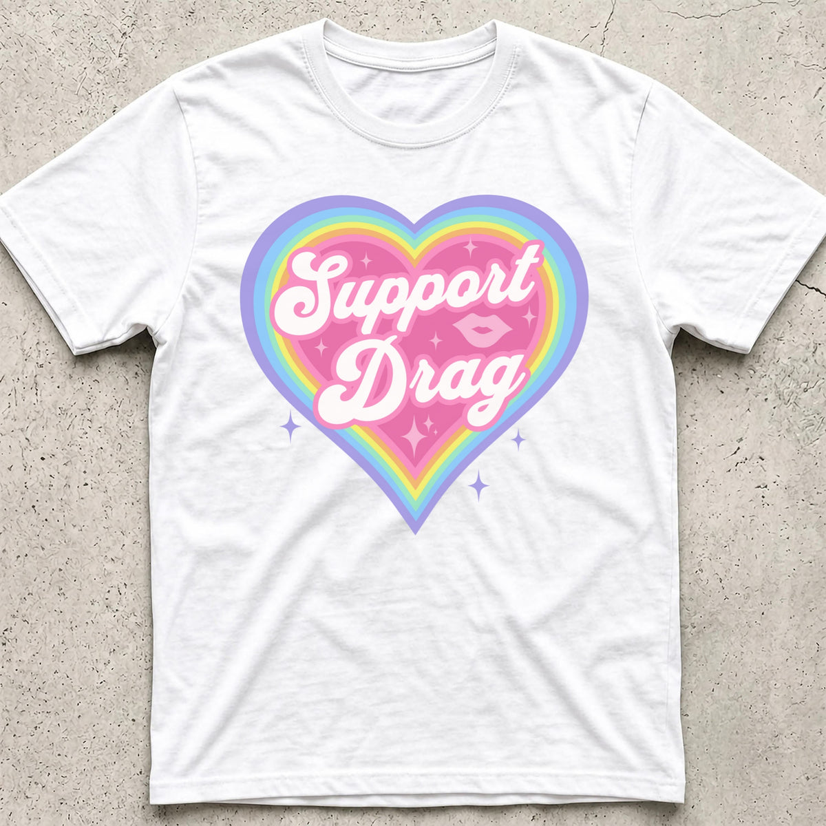 Support Drag Heart T-Shirt