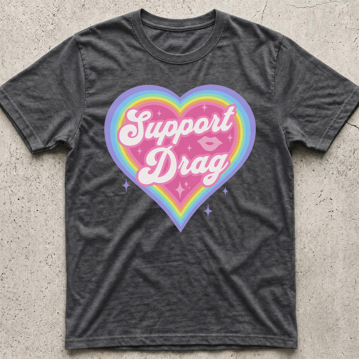 Support Drag Heart T-Shirt