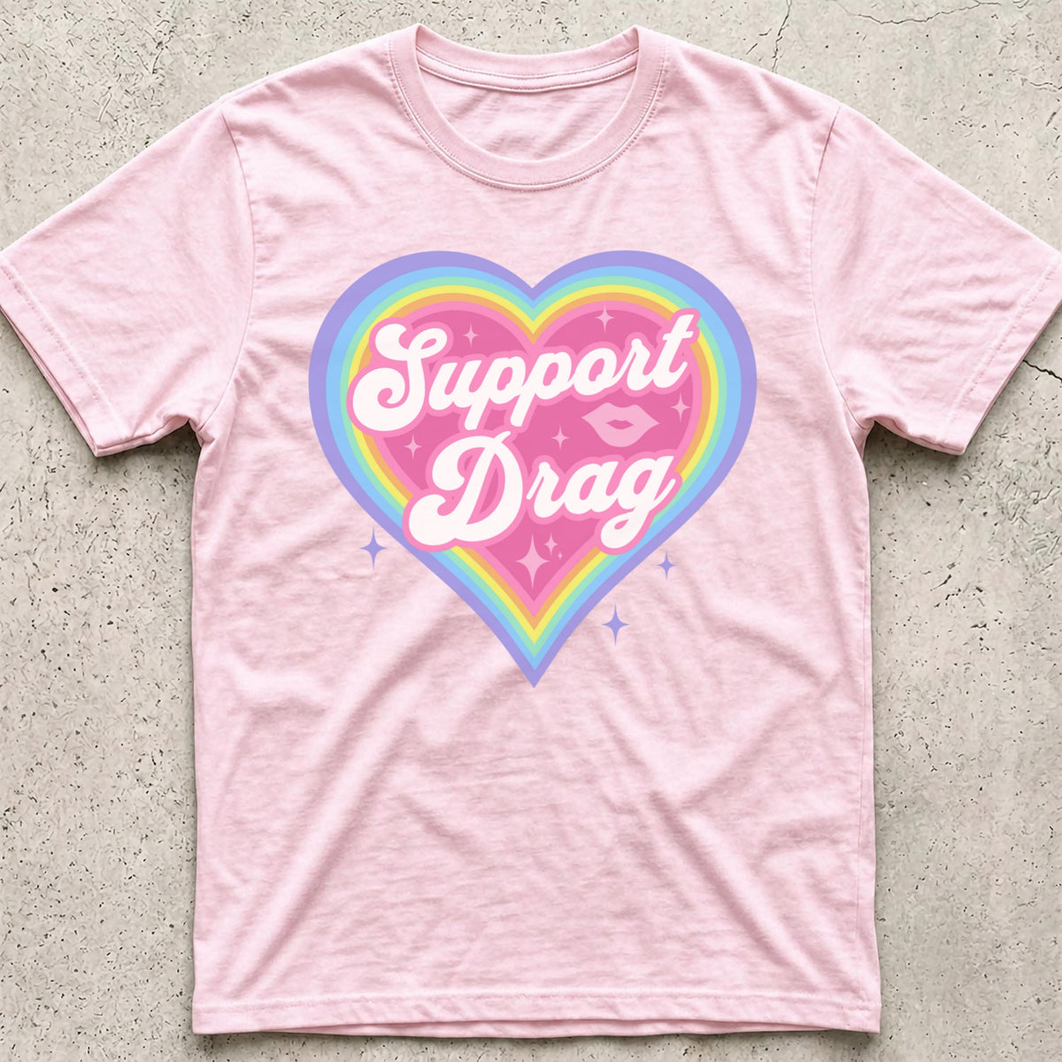 Support Drag Heart T-Shirt