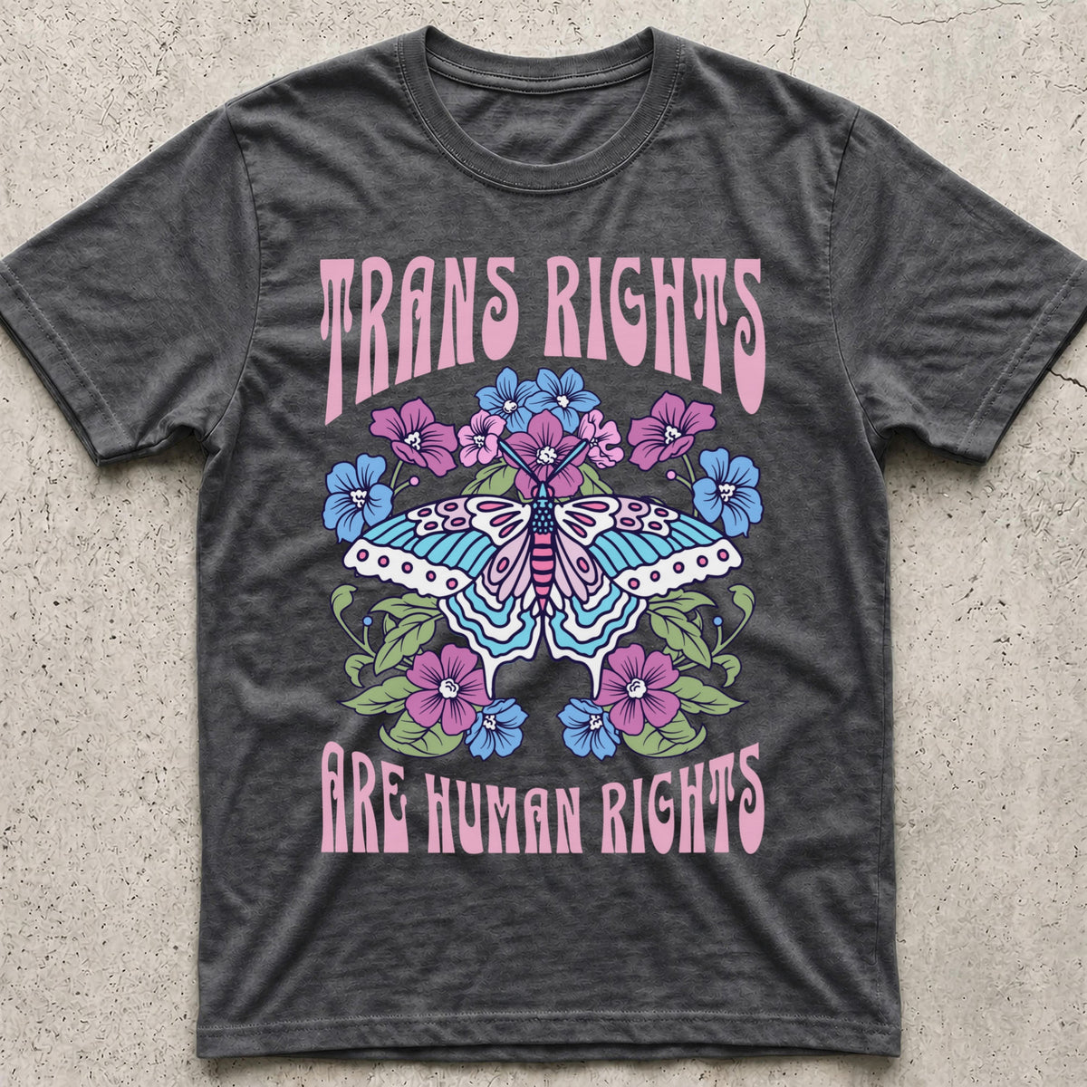 Trans Rights Butterfly T-Shirt