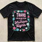 Trans Rights Floral T-Shirt