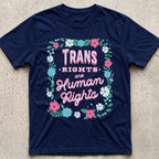 Trans Rights Floral T-Shirt