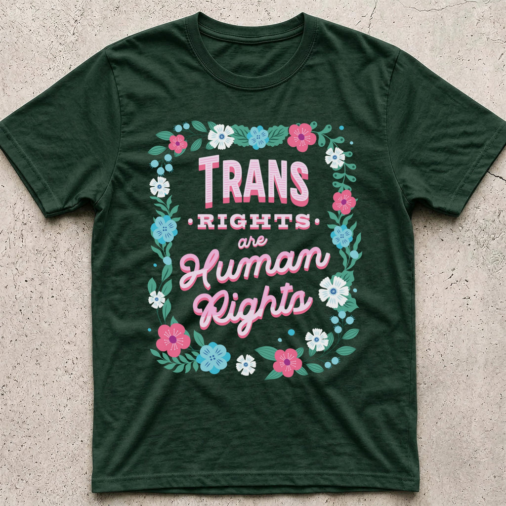 Trans Rights Floral T-Shirt