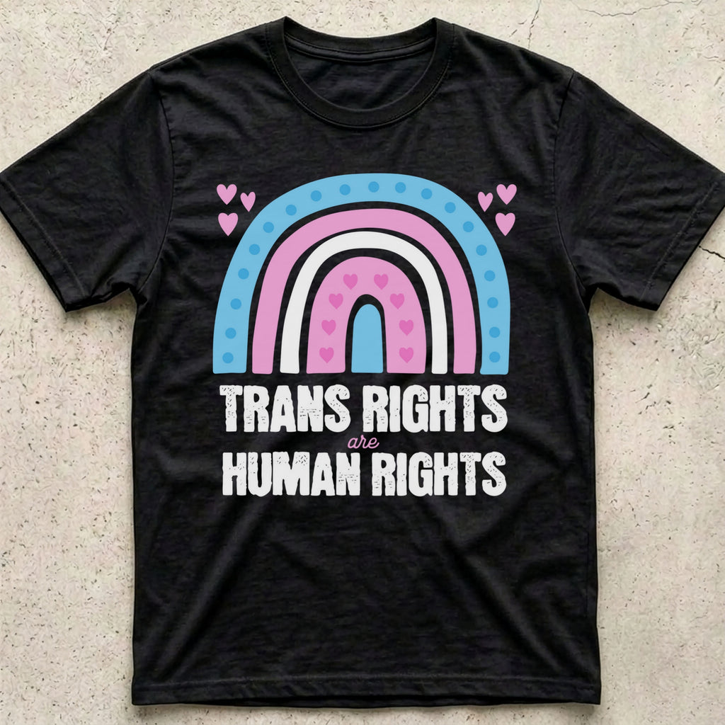 Trans Rights Human Rights Rainbow T-Shirt