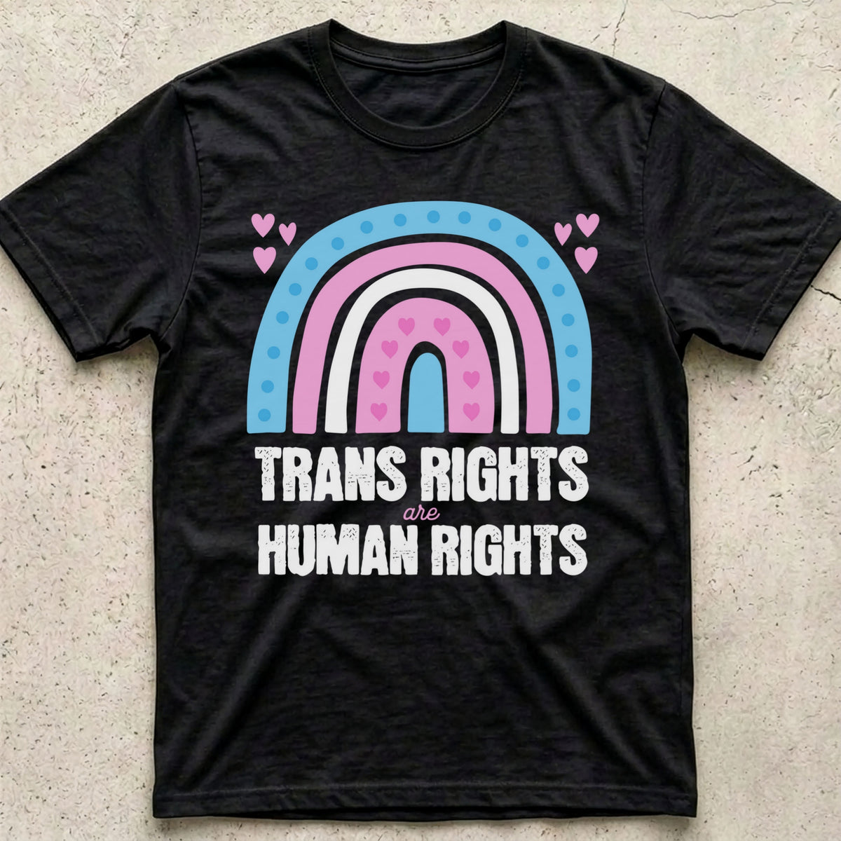 Trans Rights Human Rights Rainbow T-Shirt